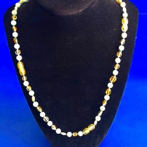 Real Healing Natural Polished Baltic Amber with Real Sapphire Gemstones.
